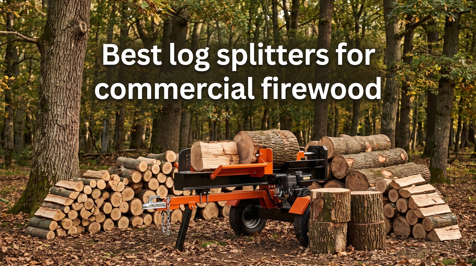 Best log splitters for commercial firewood
