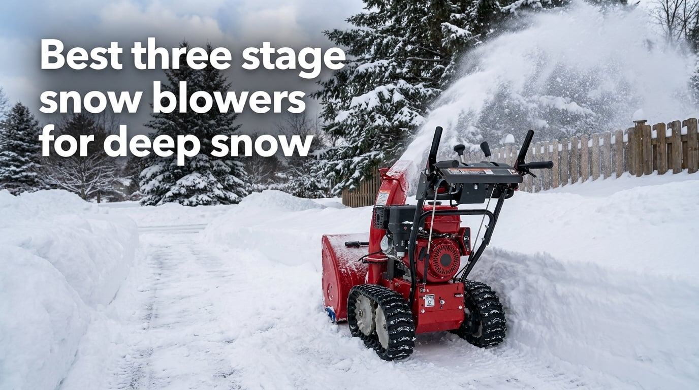 Best three stage snow blowers for deep snow