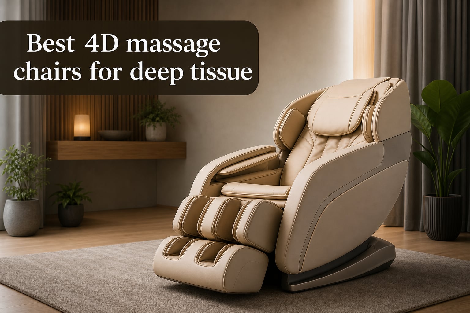 Best 4D massage chairs for deep tissue