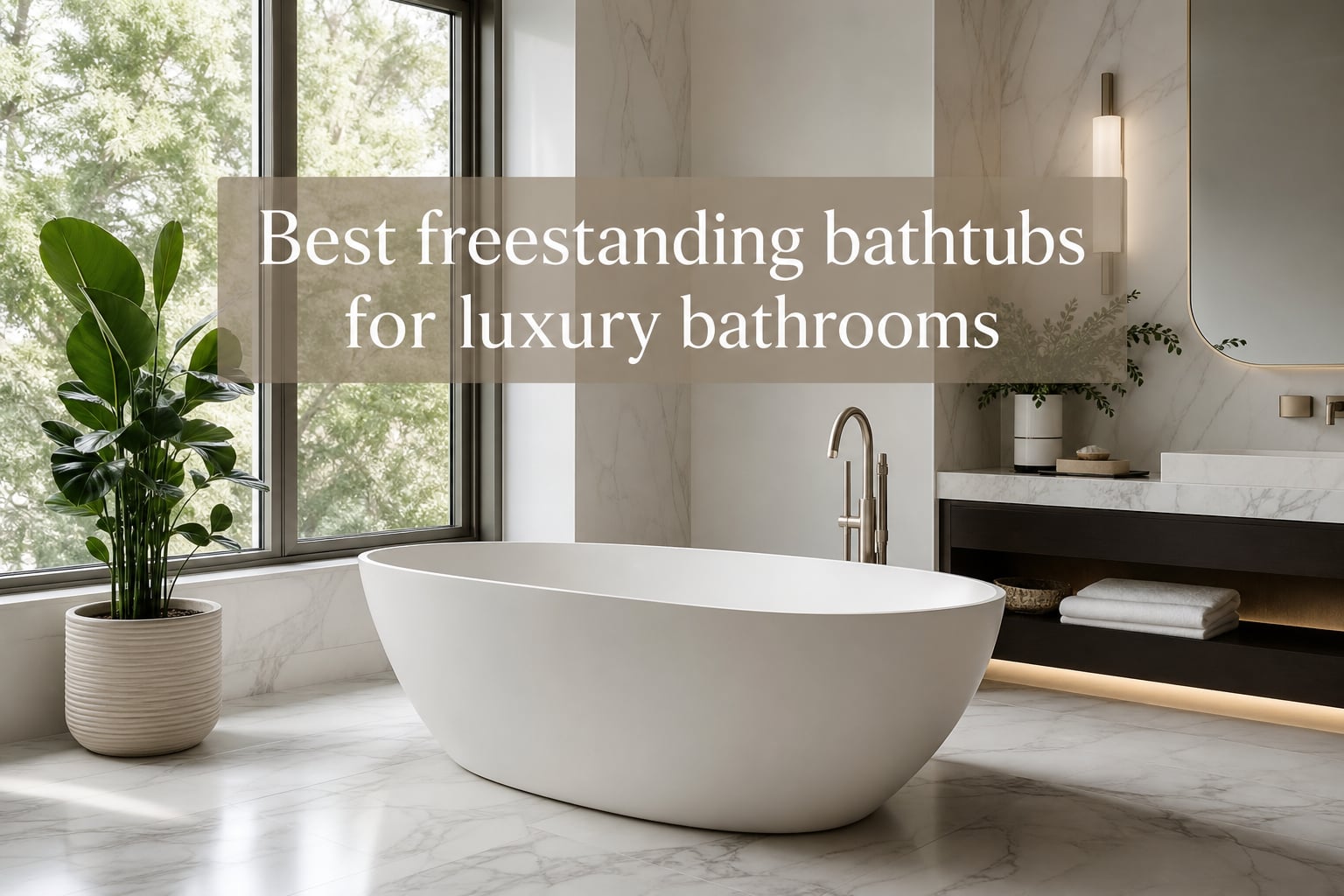 Best freestanding bathtubs for luxury bathrooms