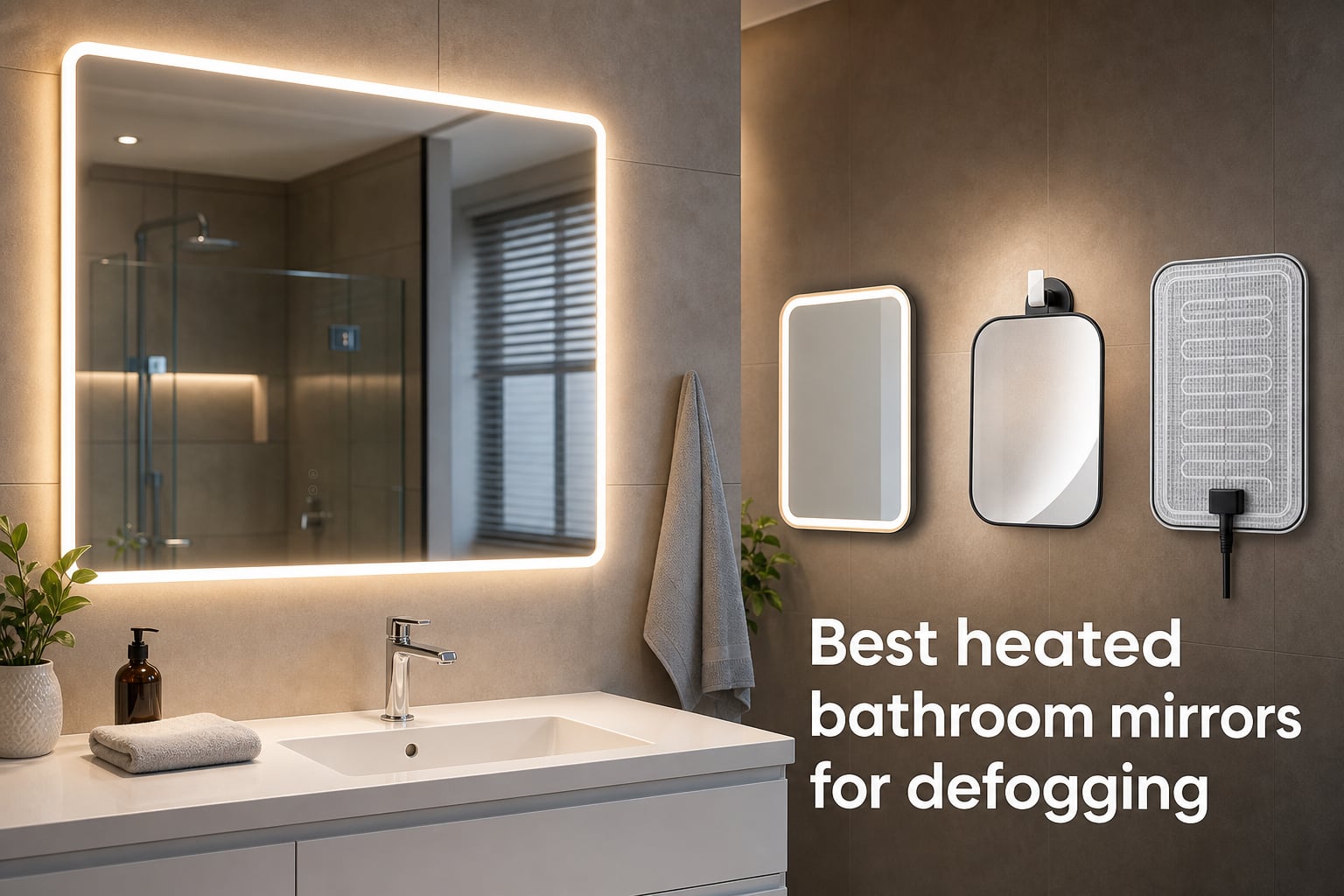 Best heated bathroom mirrors for defogging