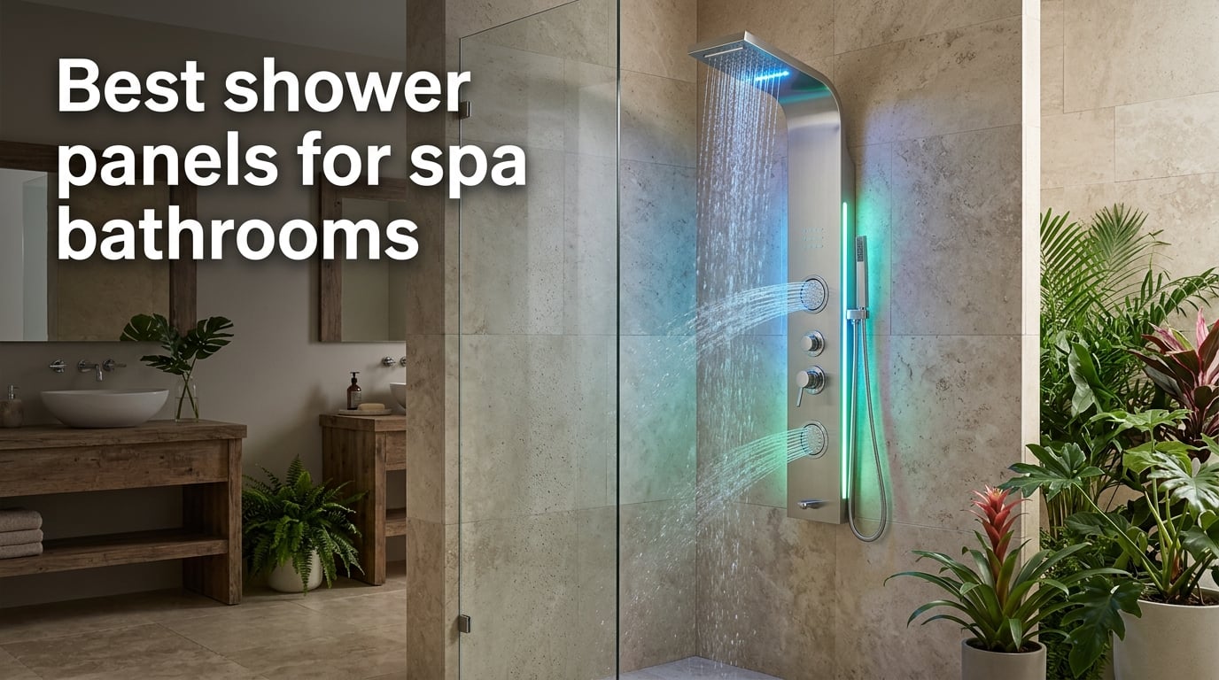 Best shower panels for spa bathrooms