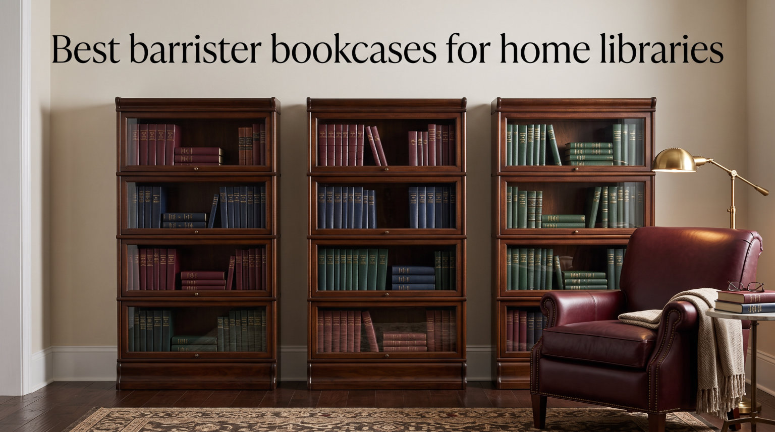 Best barrister bookcases for home libraries
