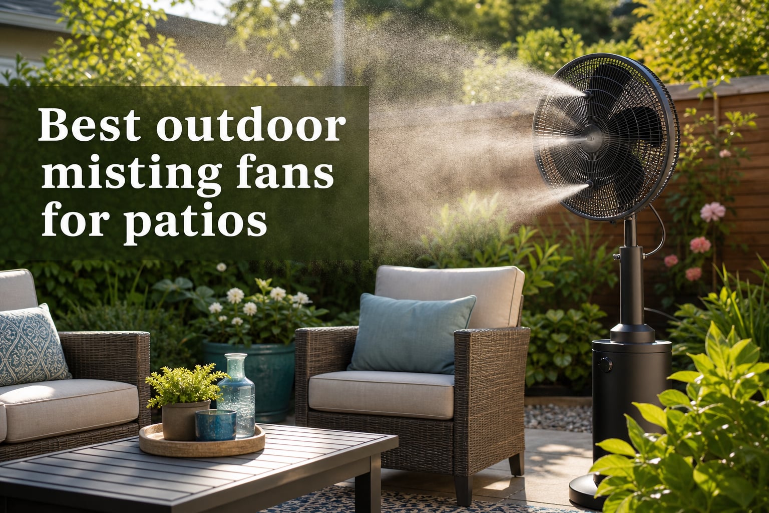 Best outdoor misting fans for patios