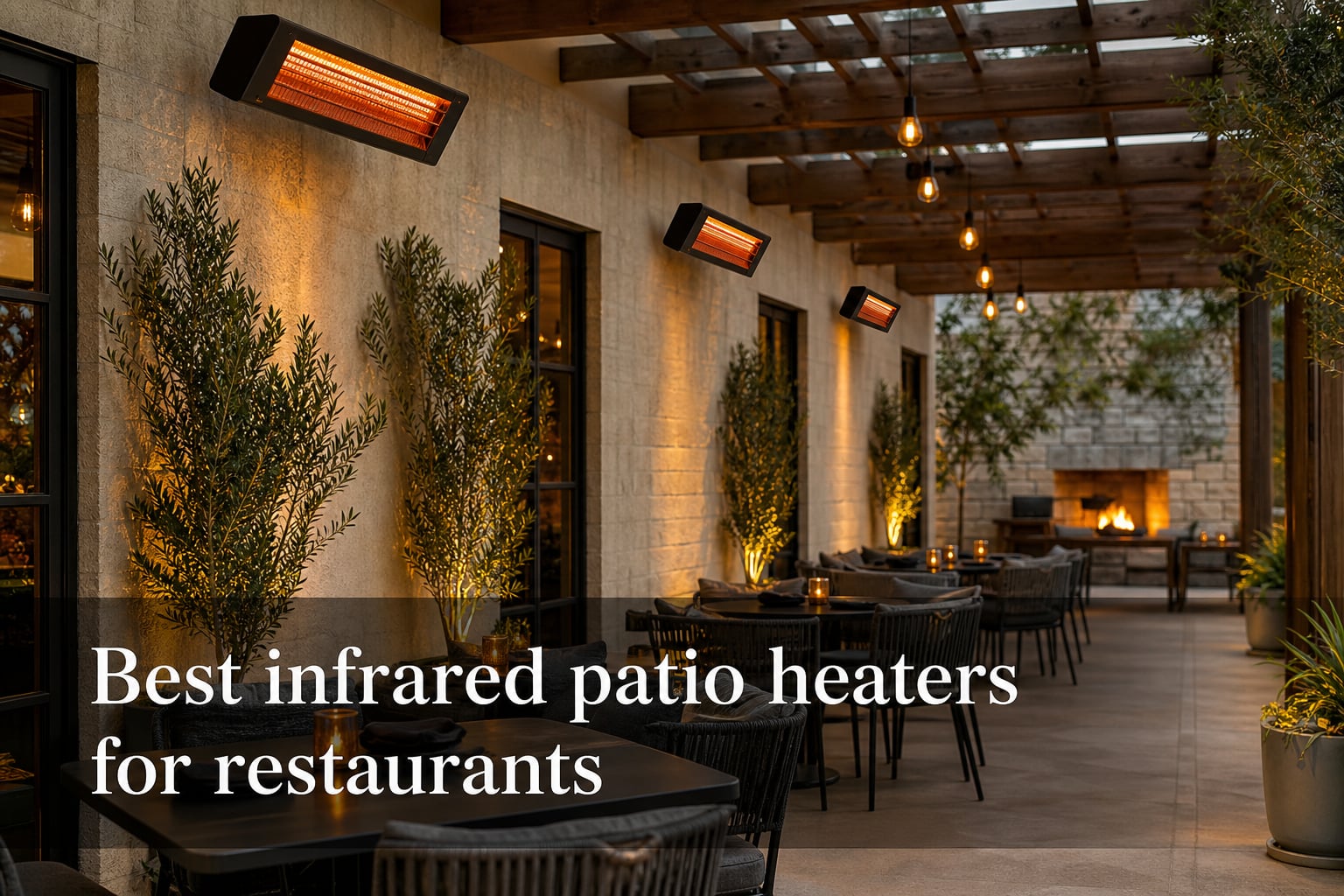 Best infrared patio heaters for restaurants