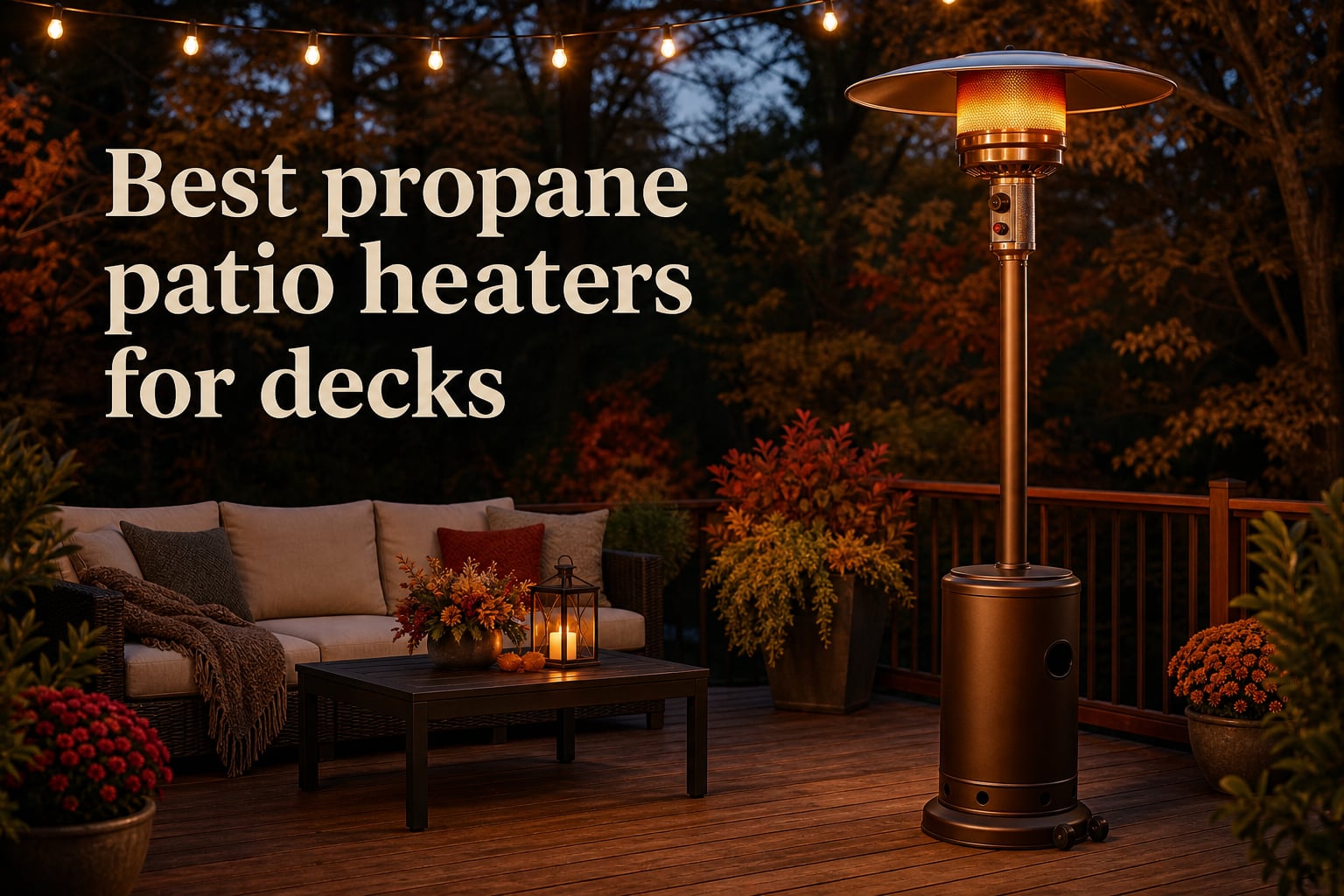 Best propane patio heaters for decks