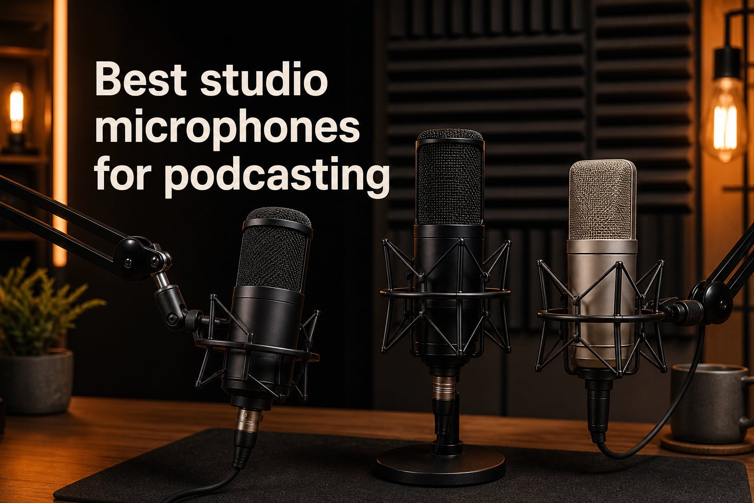 Best studio microphones for podcasting