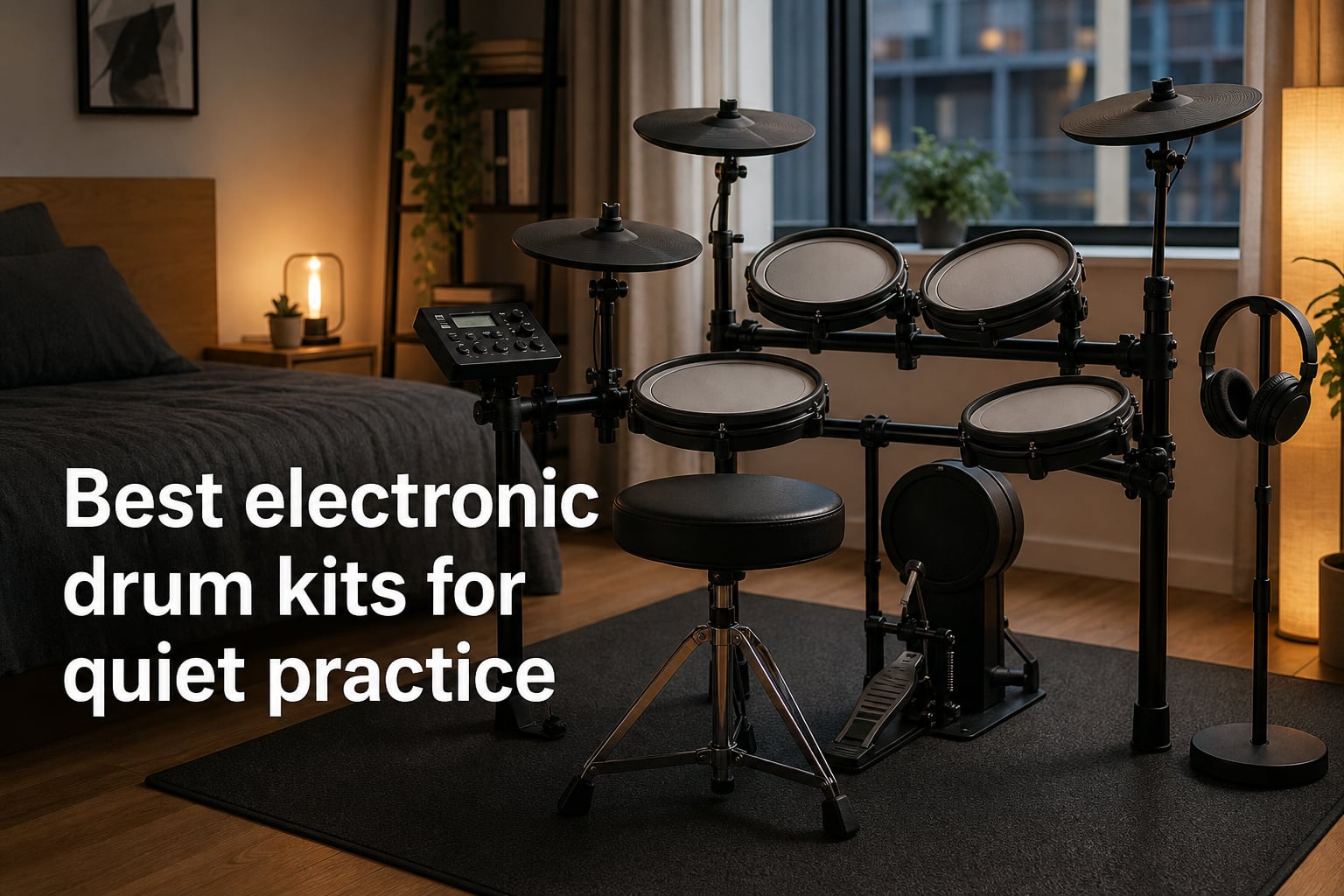 Best electronic drum kits for quiet practice