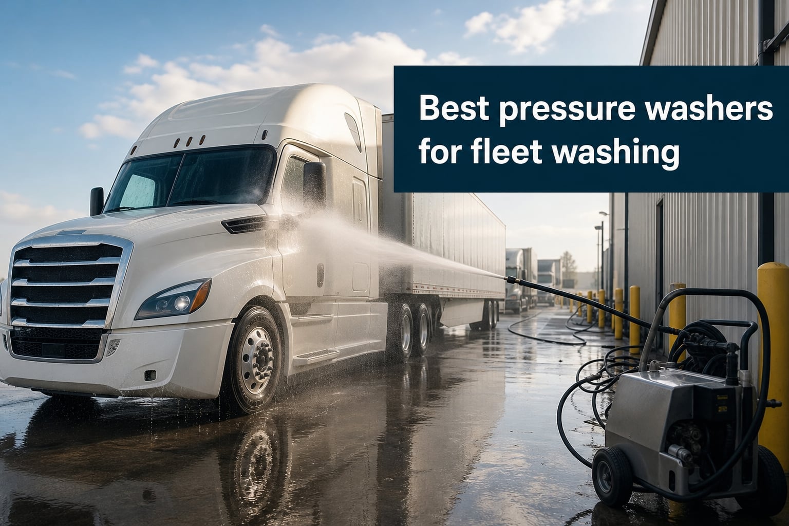 Best pressure washers for fleet washing