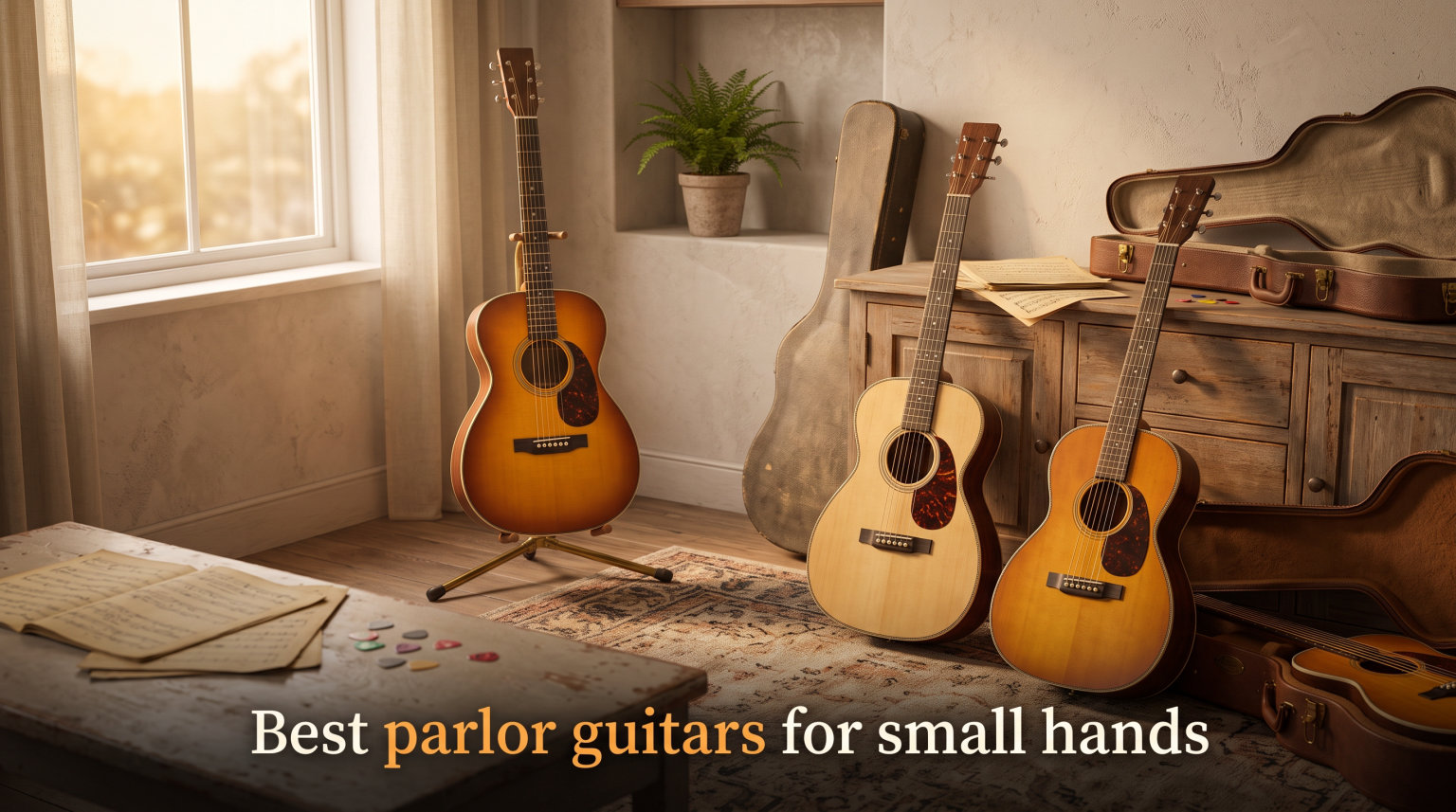 Best parlor guitars for small hands