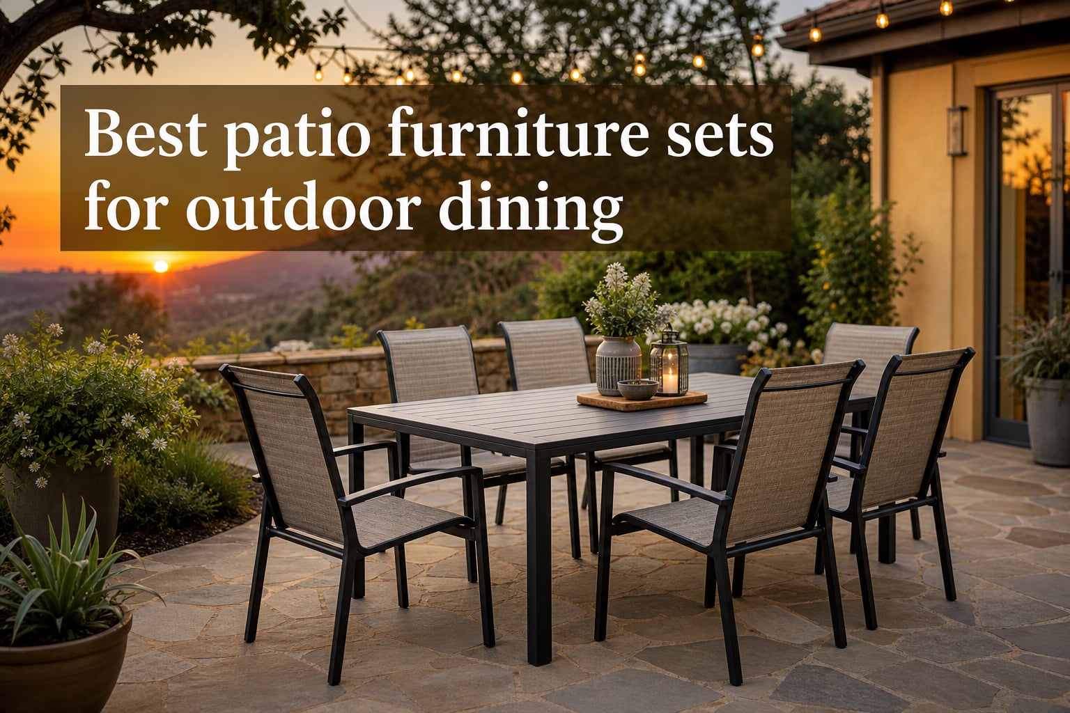 Best patio furniture sets for outdoor dining