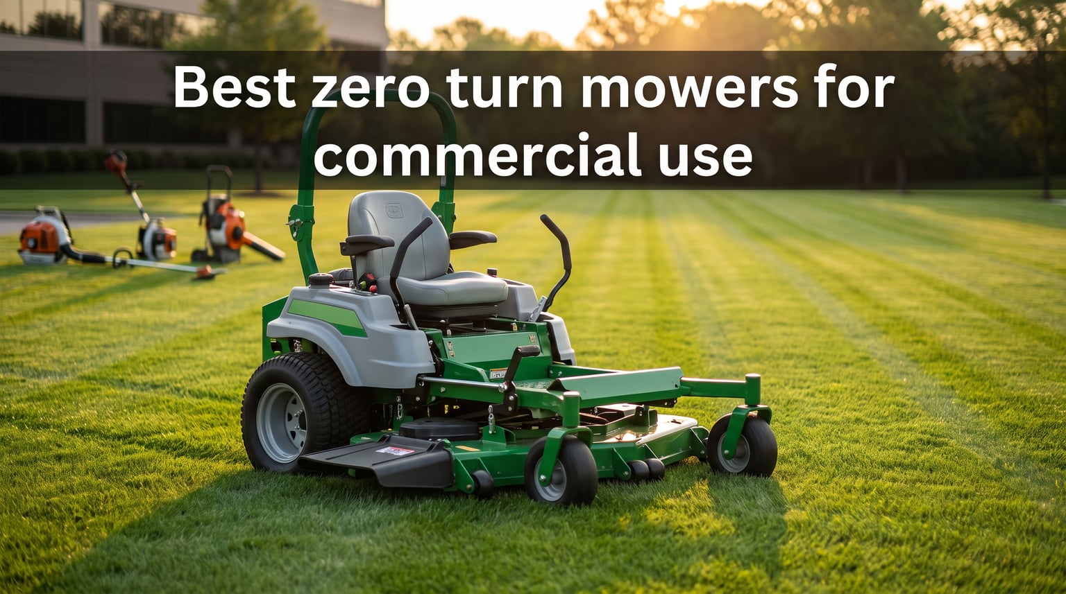 Best zero turn mowers for commercial use