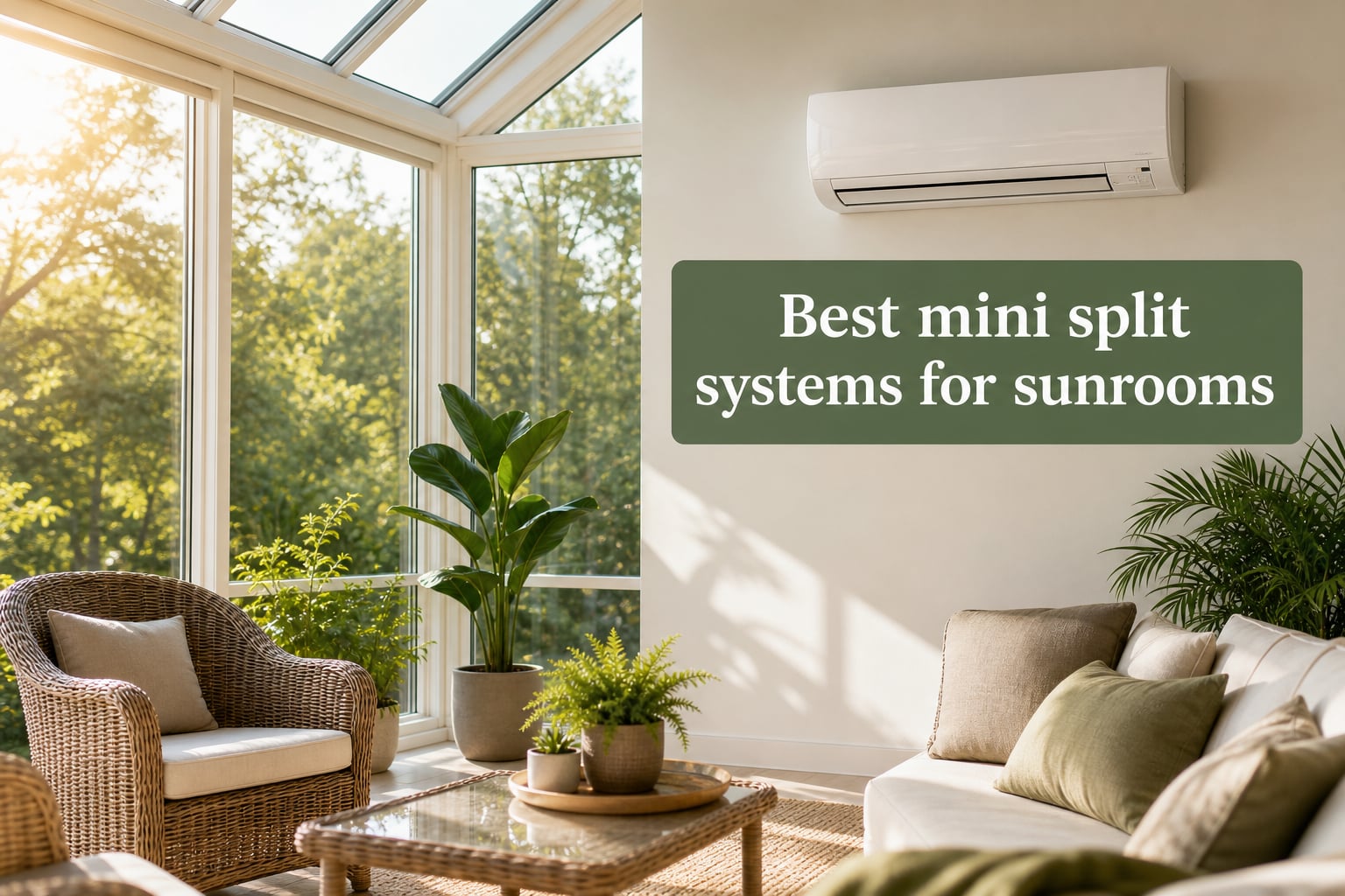 Best mini split systems for sunrooms