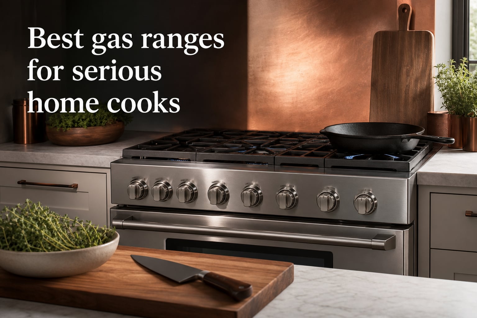 Best gas ranges for serious home cooks