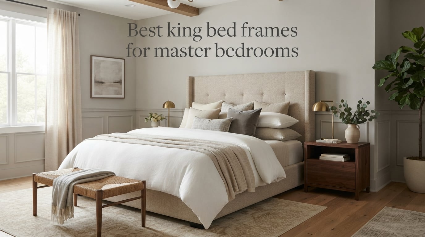 Best king bed frames for master bedrooms