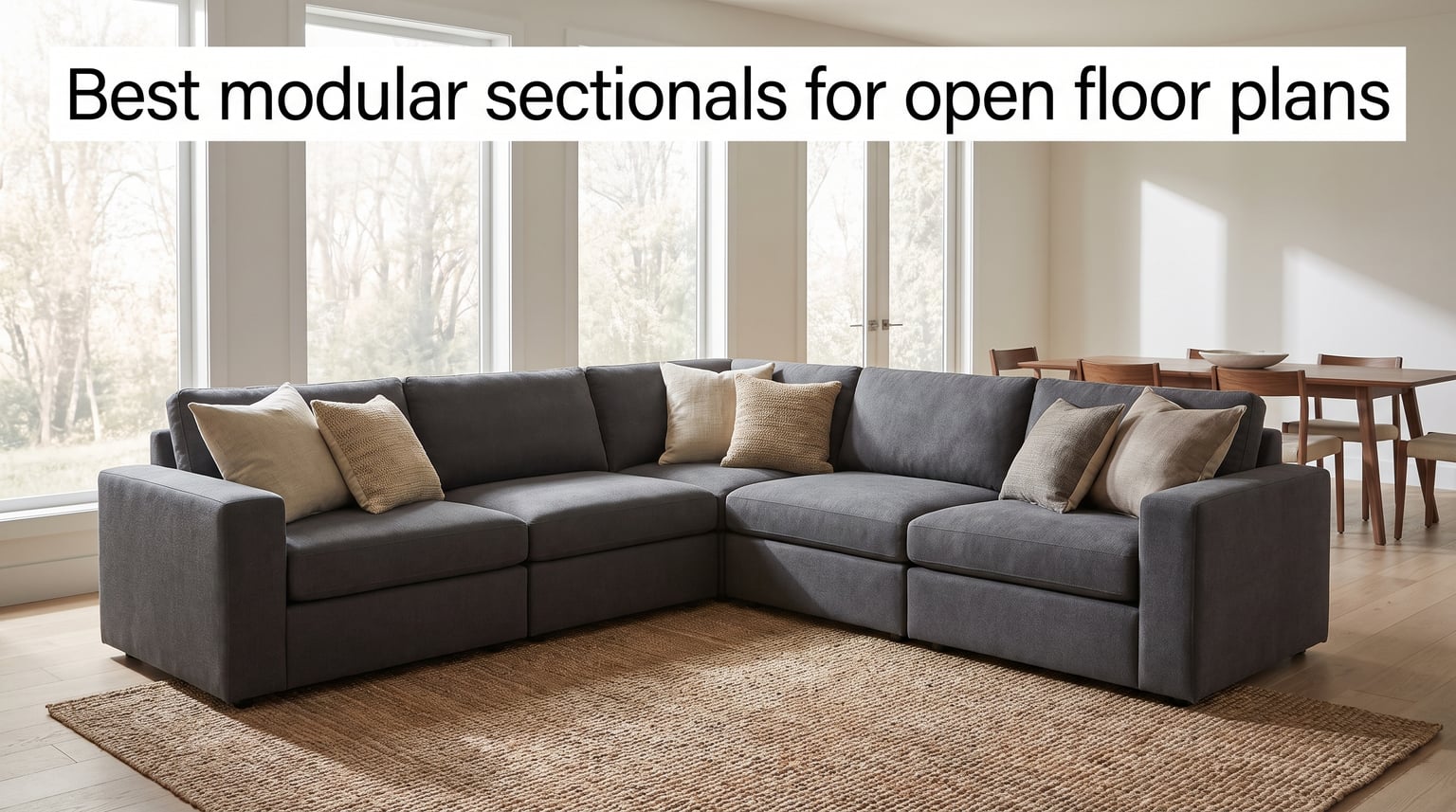 Best modular sectionals for open floor plans