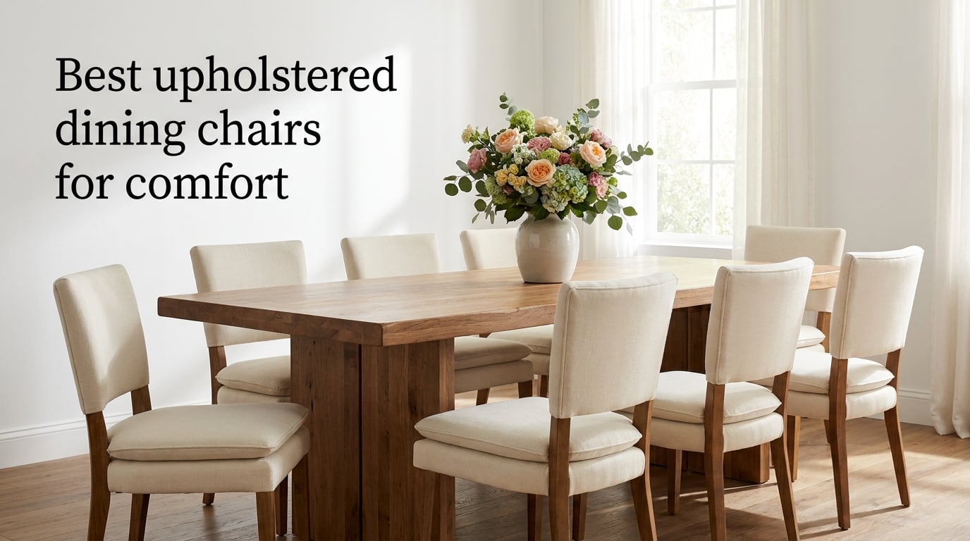 Best upholstered dining chairs for comfort
