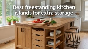 Best freestanding kitchen islands for extra storage