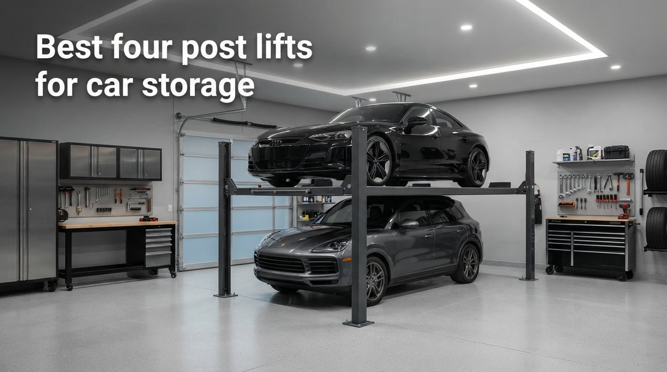 Best four post lifts for car storage