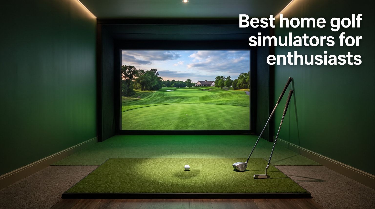 Best home golf simulators for enthusiasts