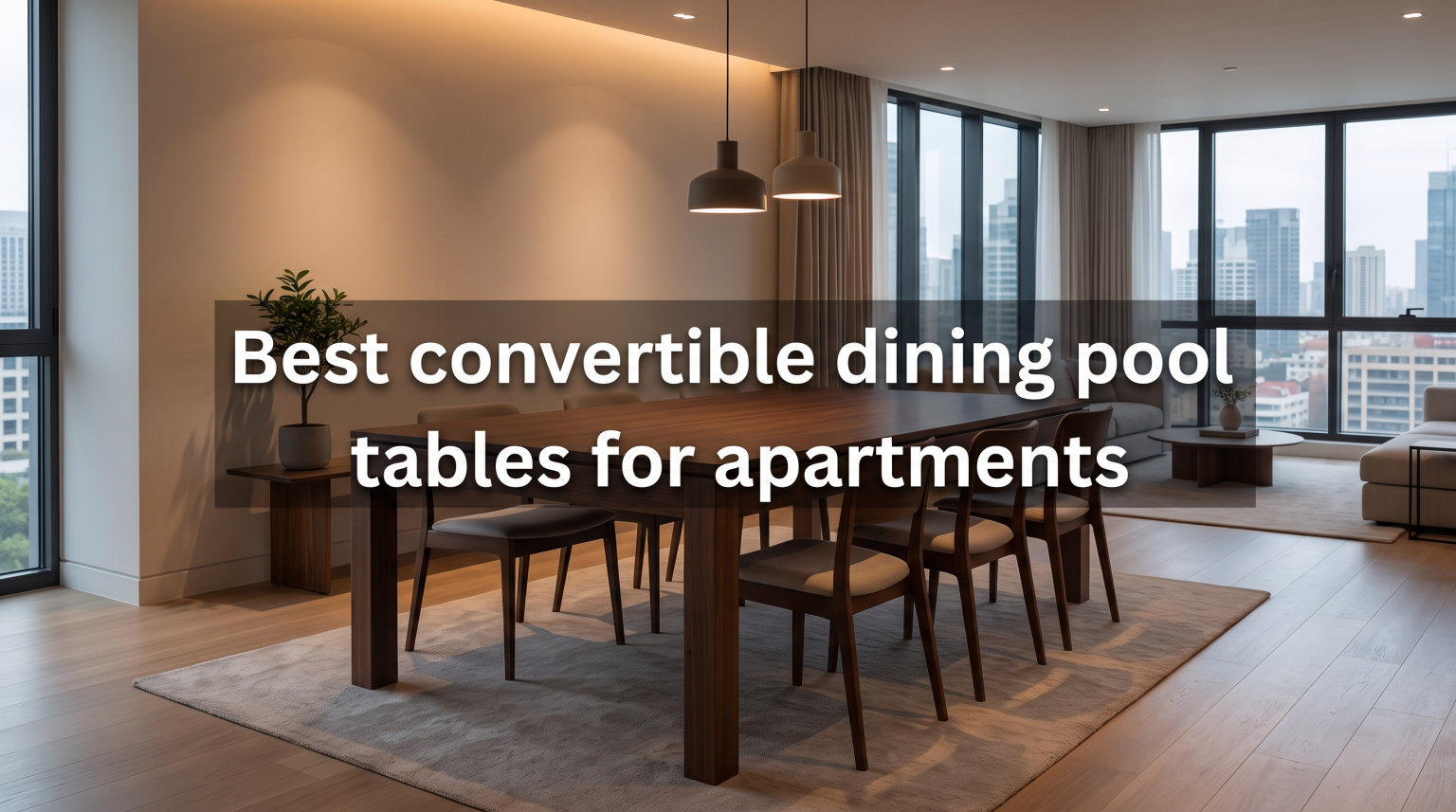 Best convertible dining pool tables for apartments