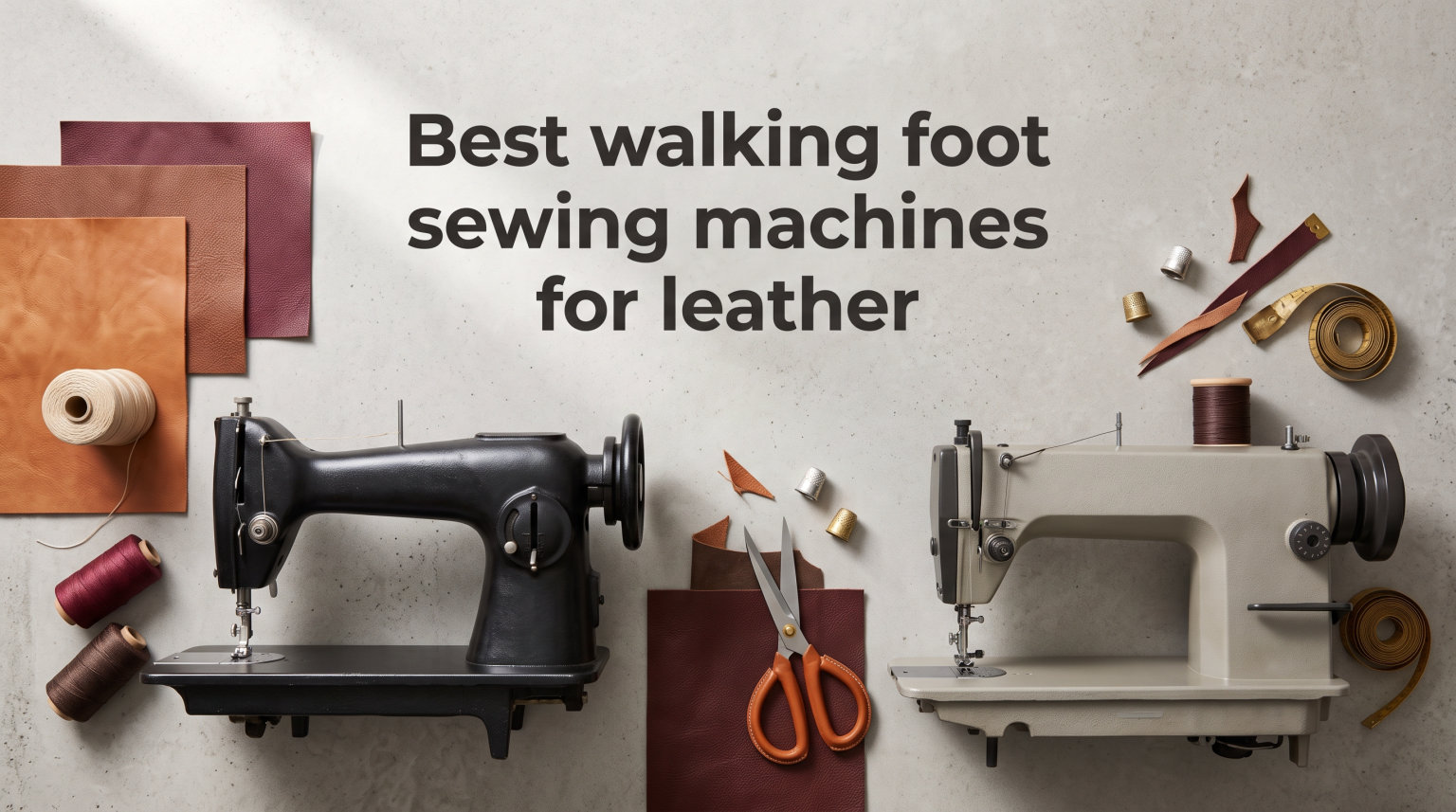 Best walking foot sewing machines for leather