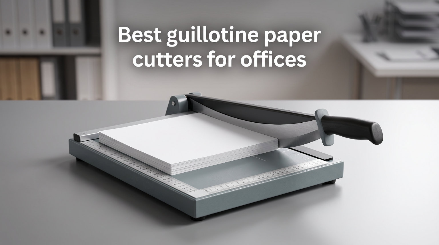Best guillotine paper cutters for offices