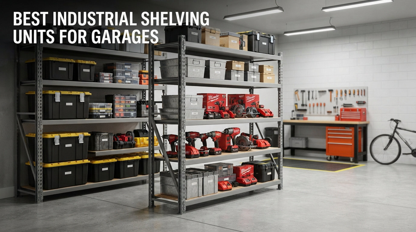 Best industrial shelving units for garages