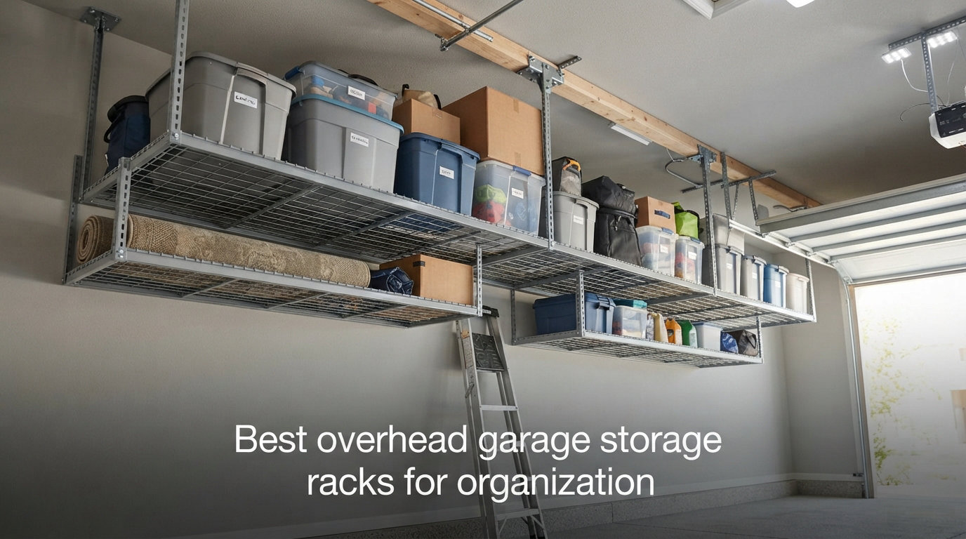 Best overhead garage storage racks for organization