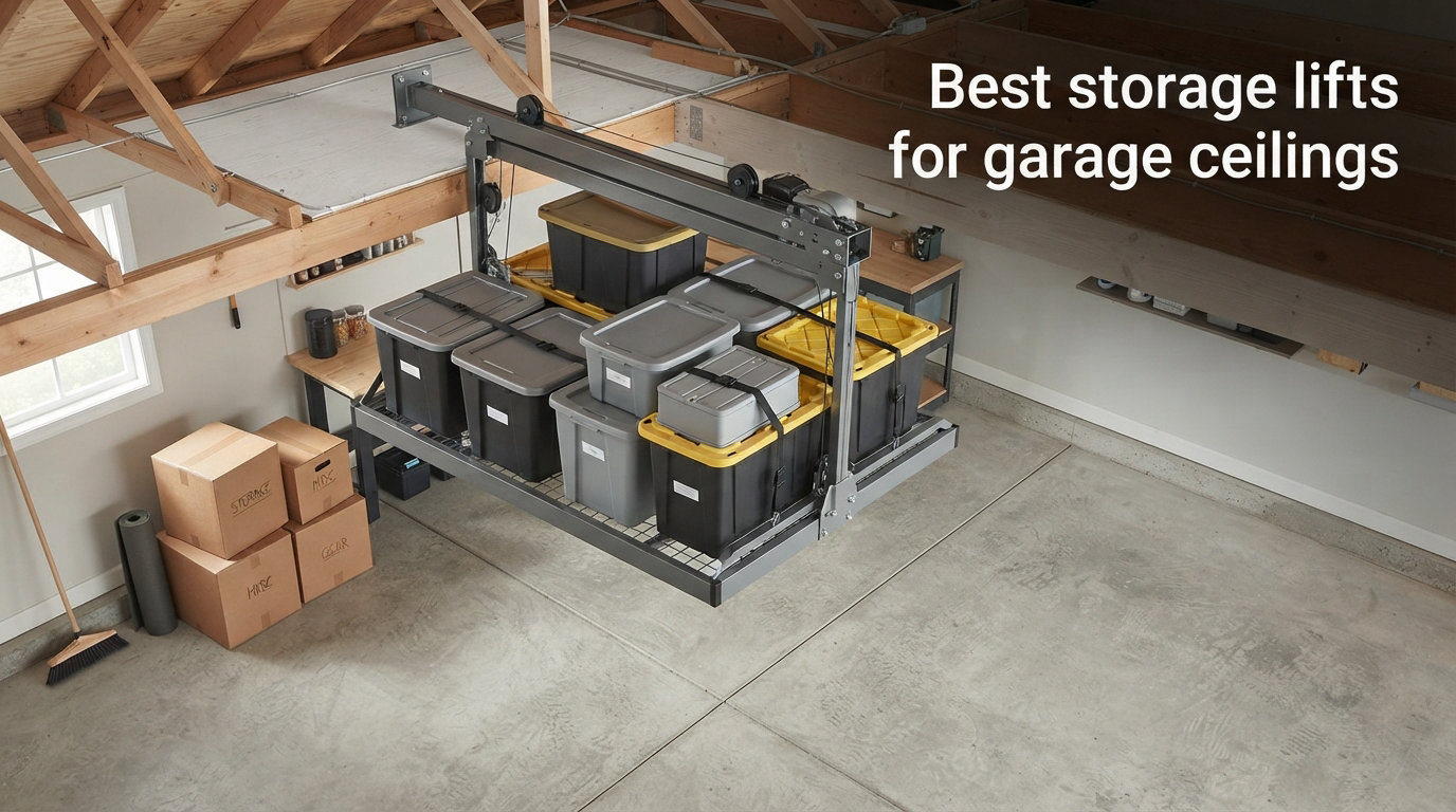 Best storage lifts for garage ceilings