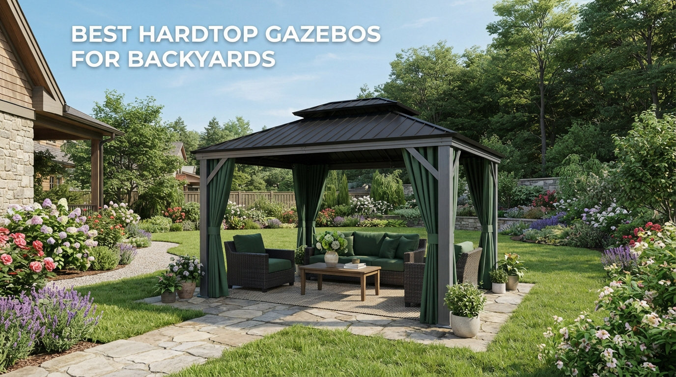 Best hardtop gazebos for backyards