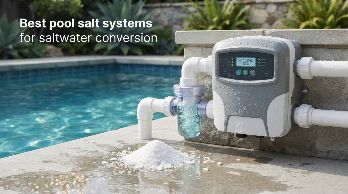 Best pool salt systems for saltwater conversion