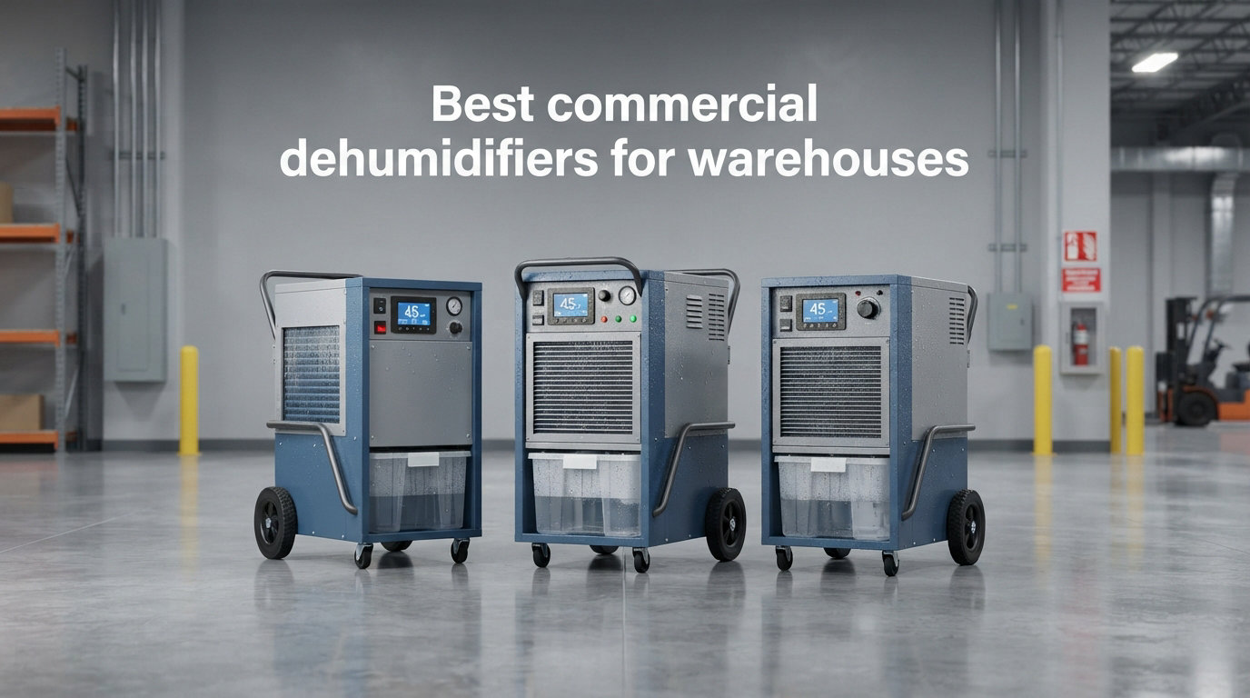Best commercial dehumidifiers for warehouses