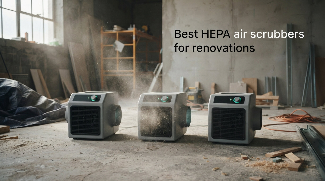 Best HEPA air scrubbers for renovations