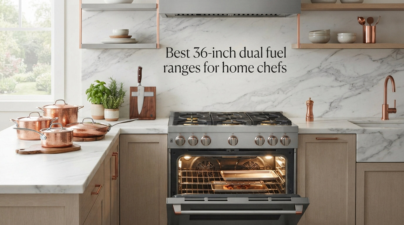 Best 36 inch dual fuel ranges for home chefs