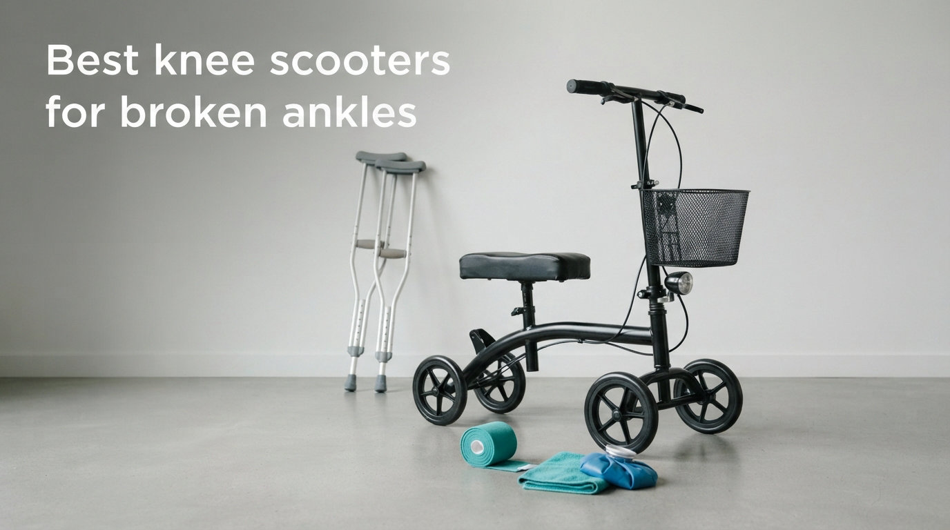 Best knee scooters for broken ankles