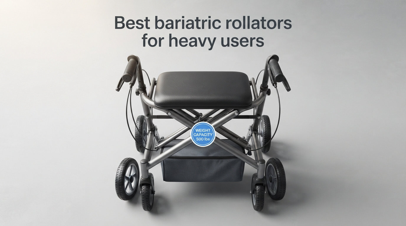 Best bariatric rollators for heavy users