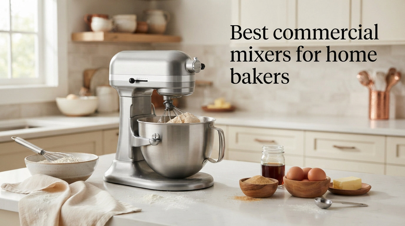 Best commercial mixers for home bakers