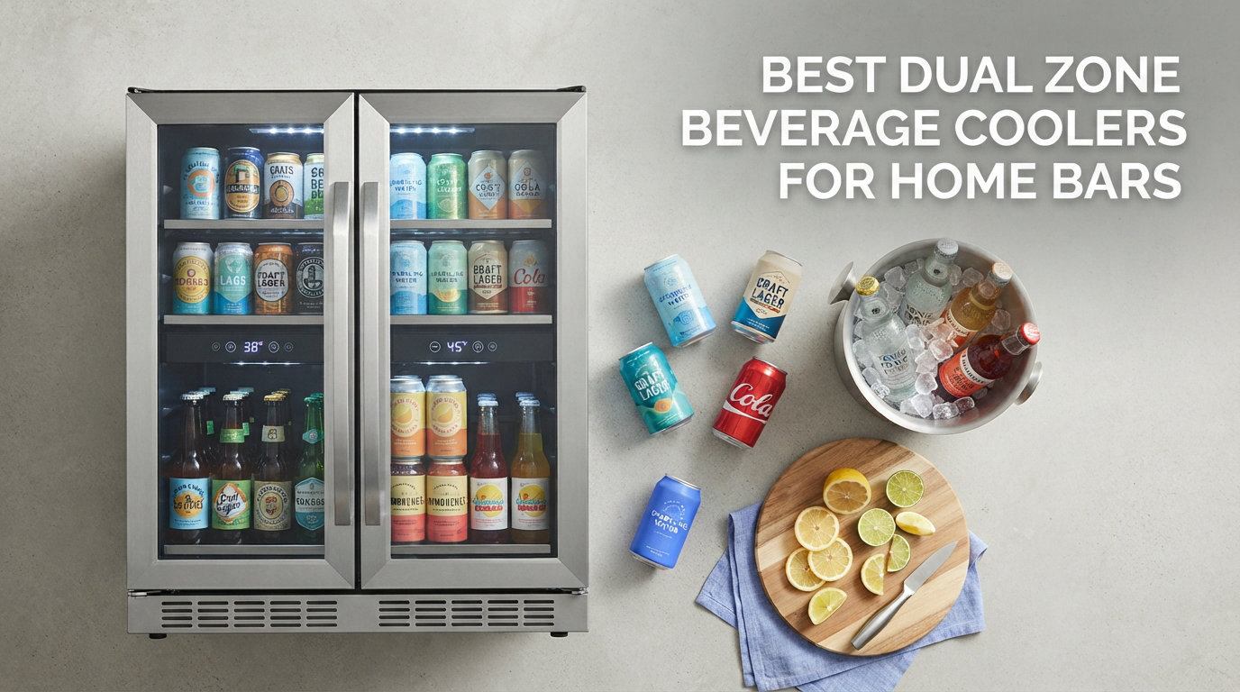 Best dual zone beverage coolers for home bars