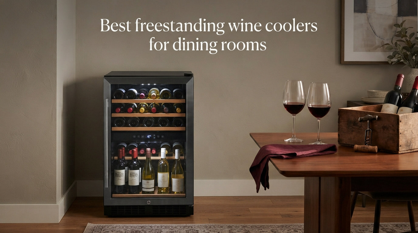 Best freestanding wine coolers for dining rooms