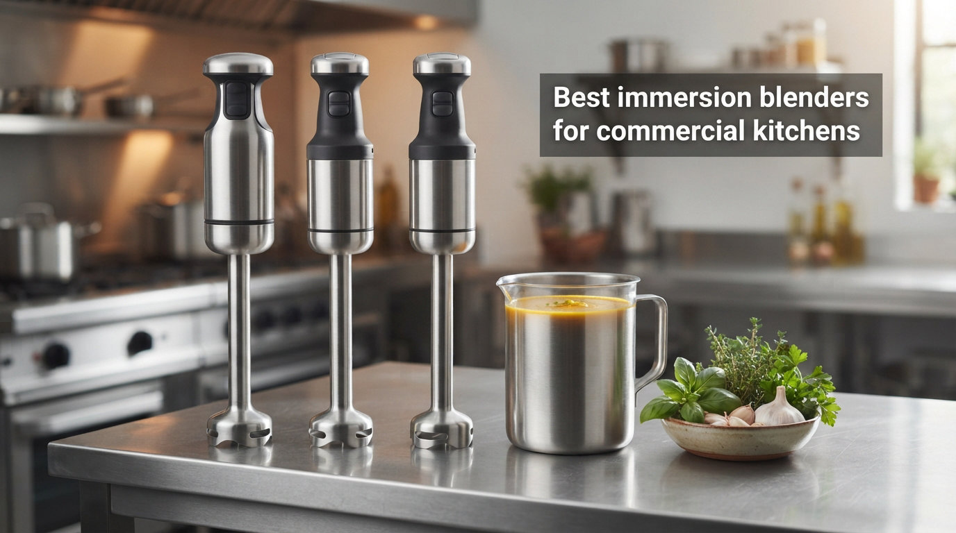 Best immersion blenders for commercial kitchens