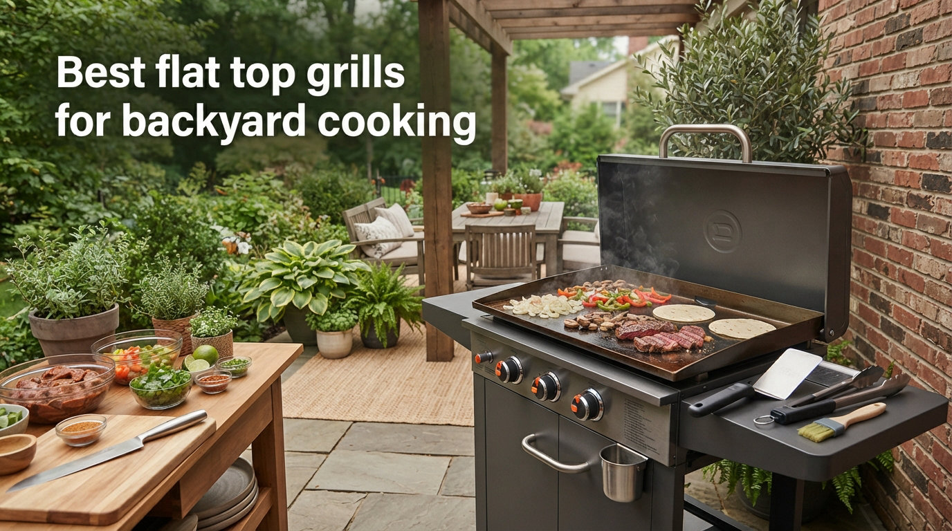 Best flat top grills for backyard cooking