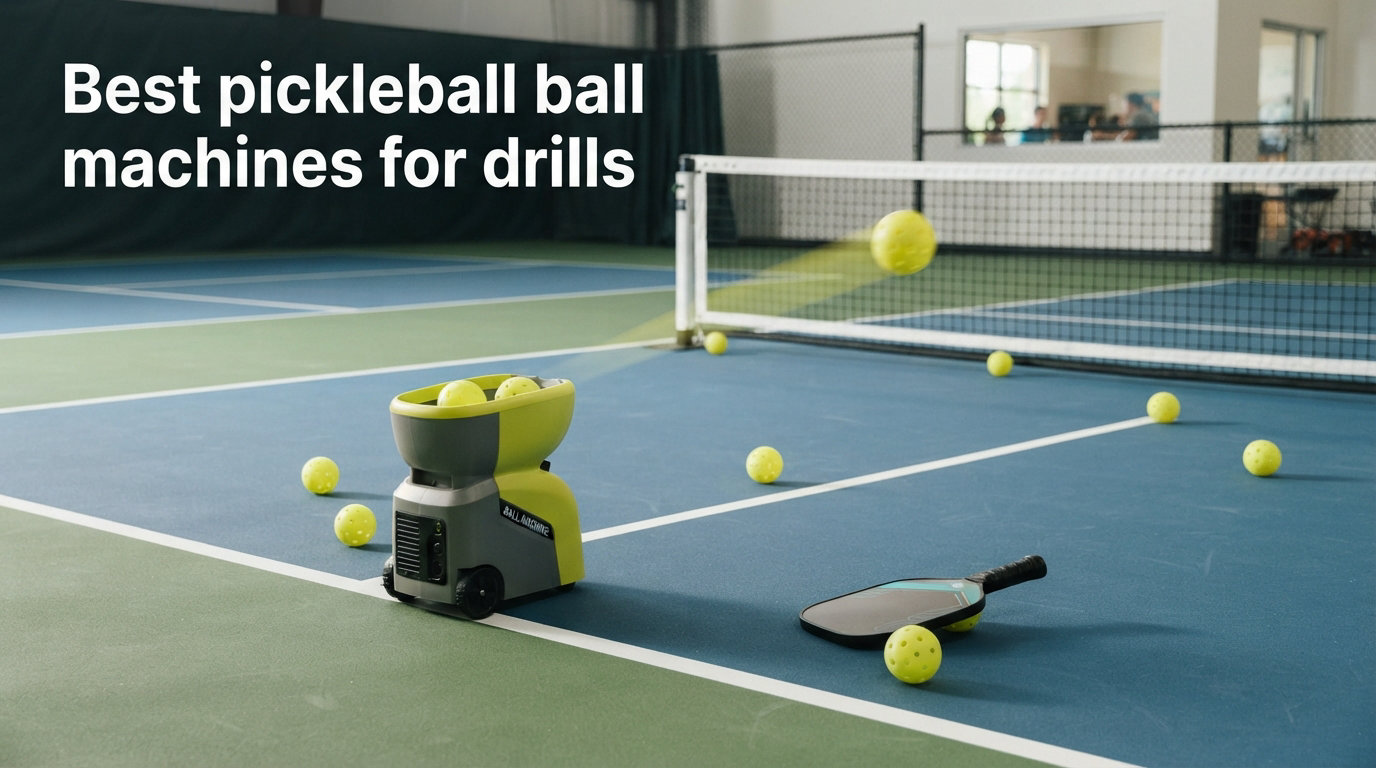 Best pickleball ball machines for drills