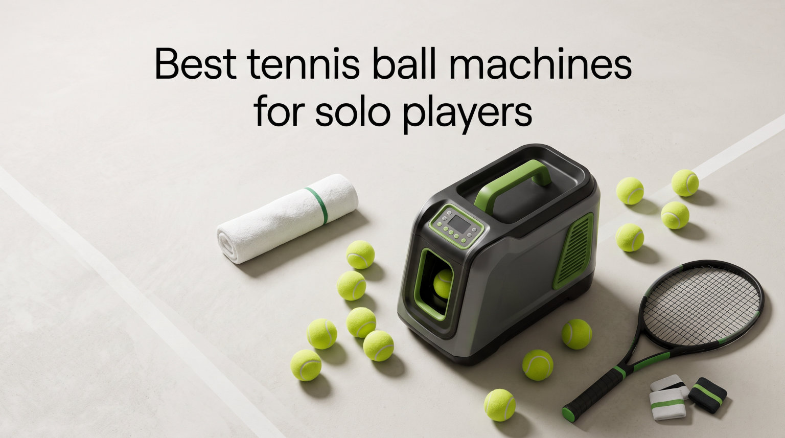 Best tennis ball machines for solo players