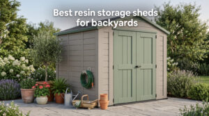 Best resin storage sheds for backyards