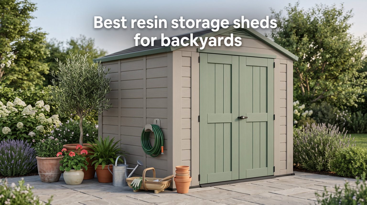 Best resin storage sheds for backyards