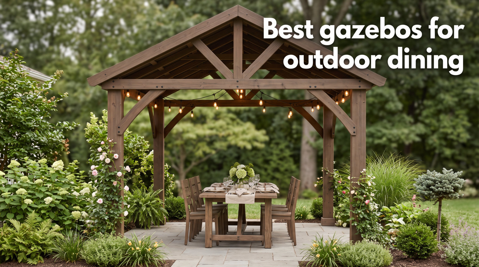 Best gazebos for outdoor dining