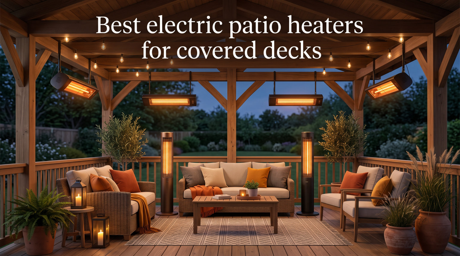Best electric patio heaters for covered decks