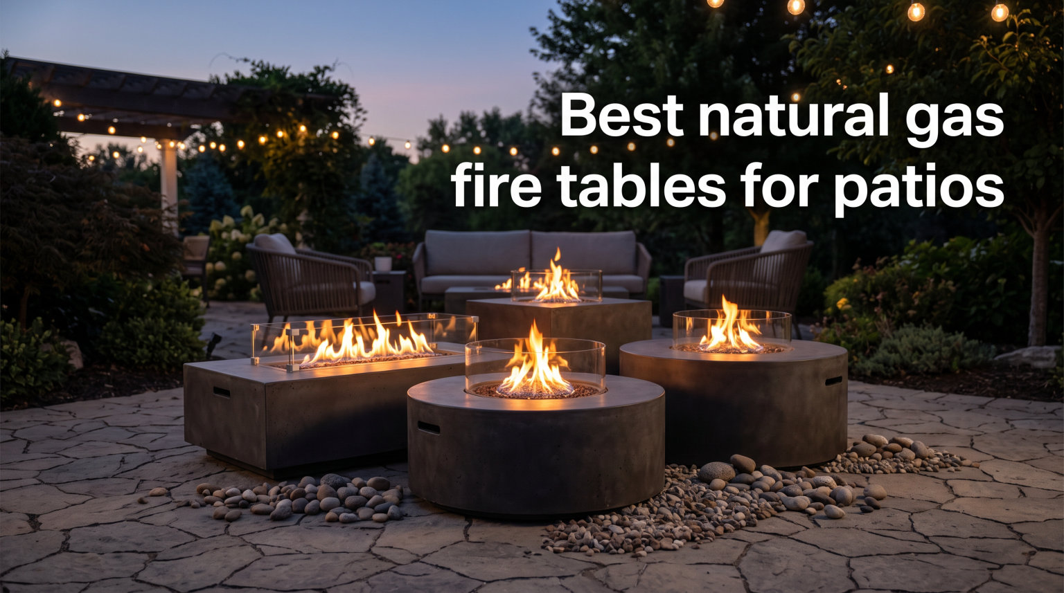 Best natural gas fire tables for patios