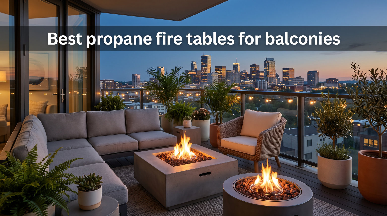 Best propane fire tables for balconies